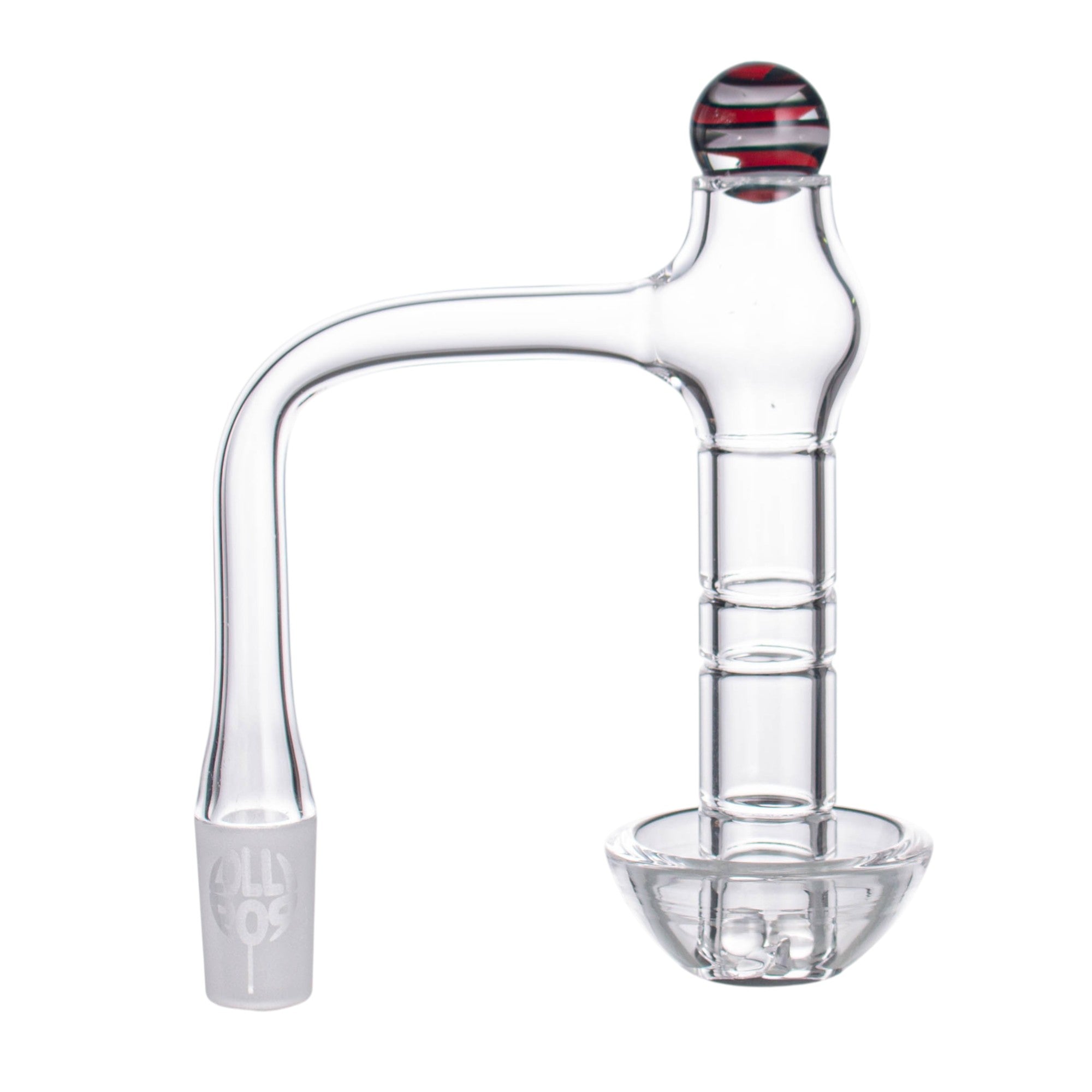 Lollipop QSeries-20 — 14mm Male 90° Fully Welded Quartz Terp Slurper Banger Set