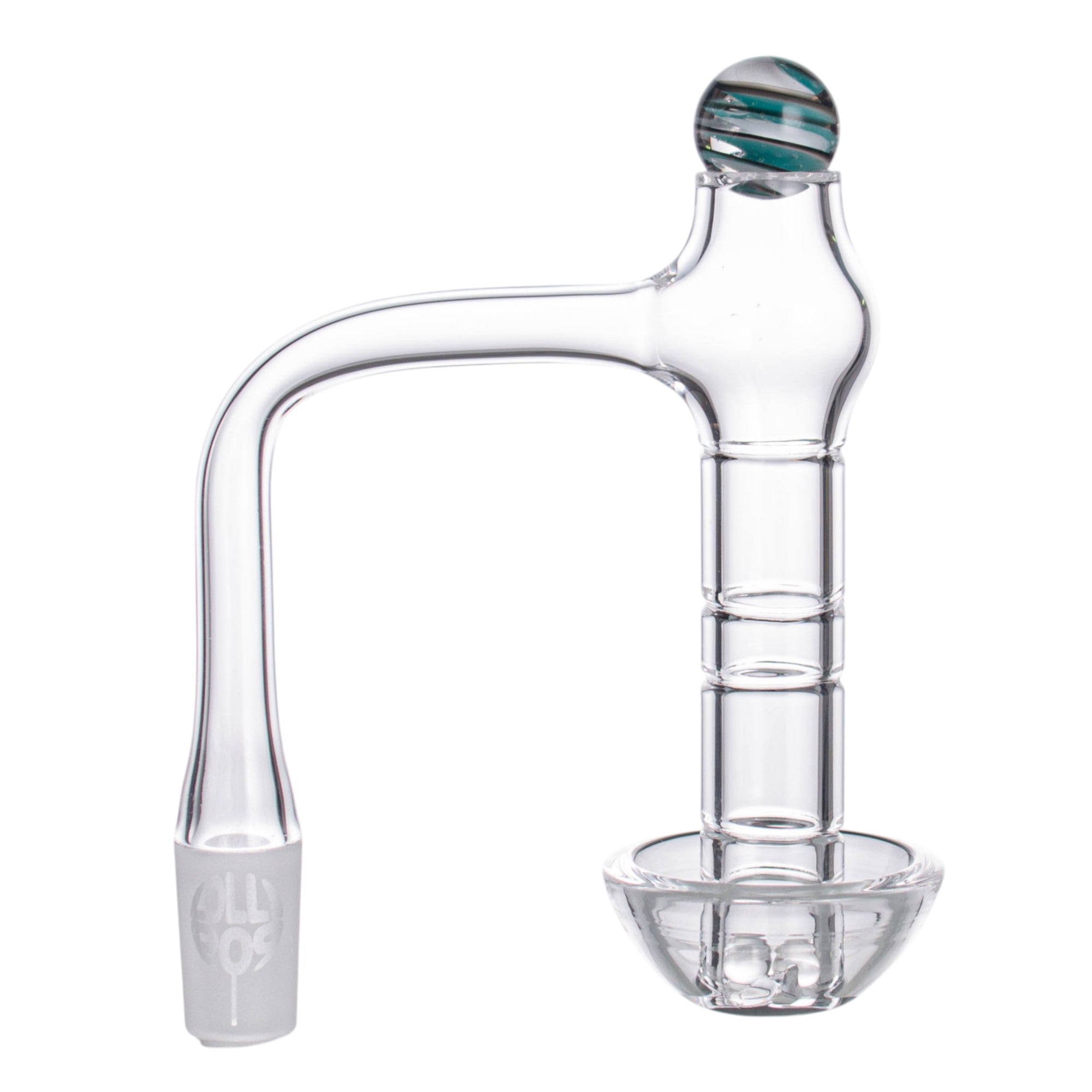 Lollipop QSeries-20 — 14mm Male 90° Fully Welded Quartz Terp Slurper Banger Set