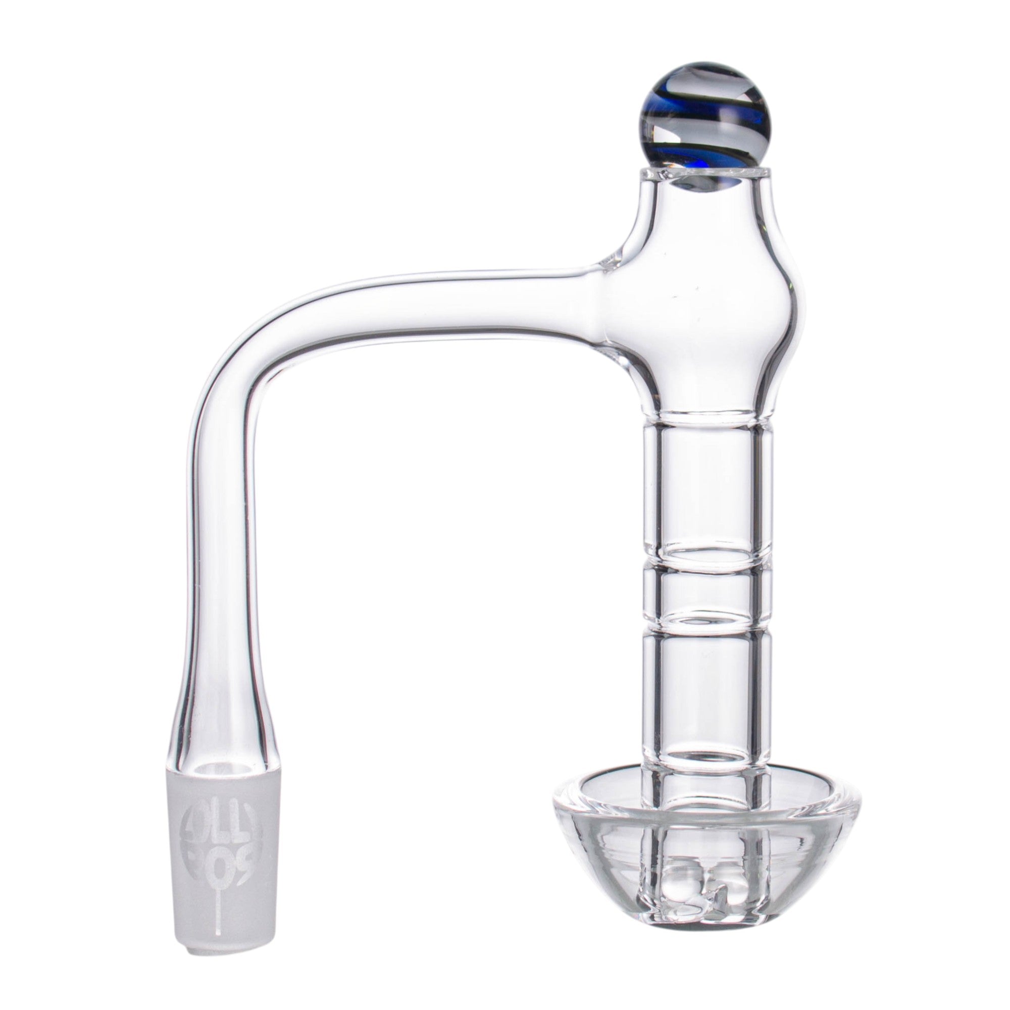 Lollipop QSeries-20 — 14mm Male 90° Fully Welded Quartz Terp Slurper Banger Set