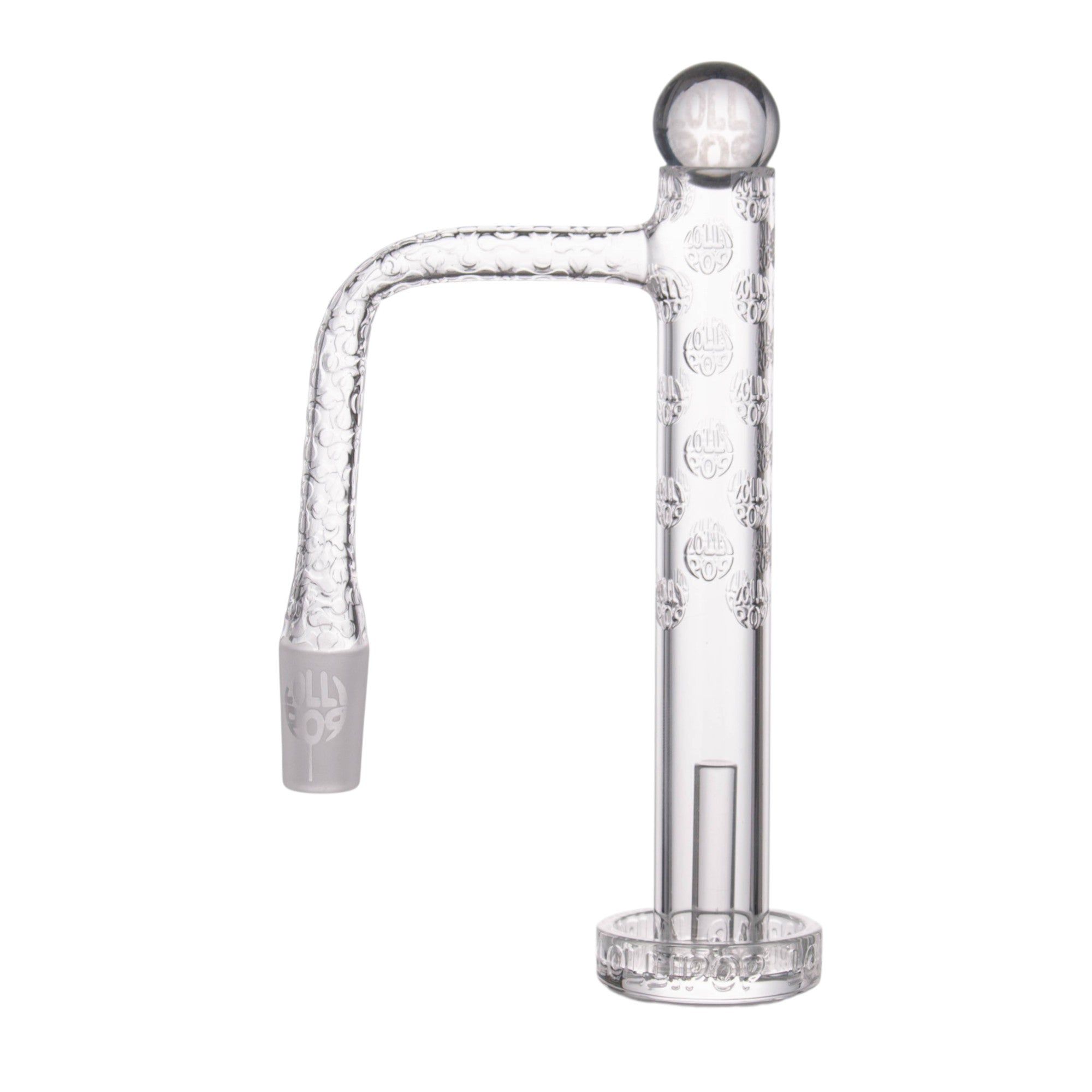 Lollipop QSeries-21 — 14mm Male 90° Fully Welded Quartz Terp Slurper Banger Set
