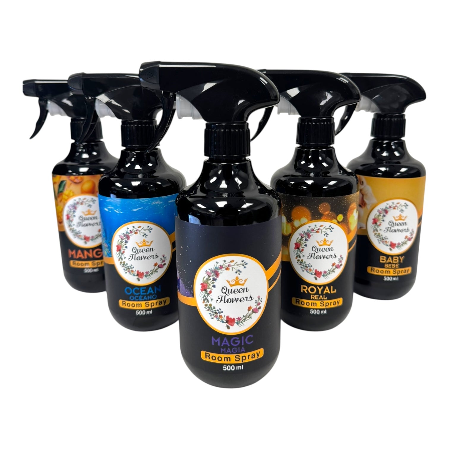 Queen Flowers Room Spray Bottle 500ml