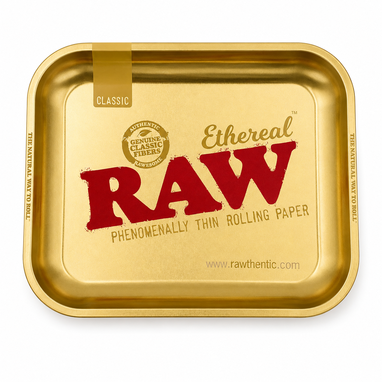 Raw Ethereal Rolling Tray - 25/Mc