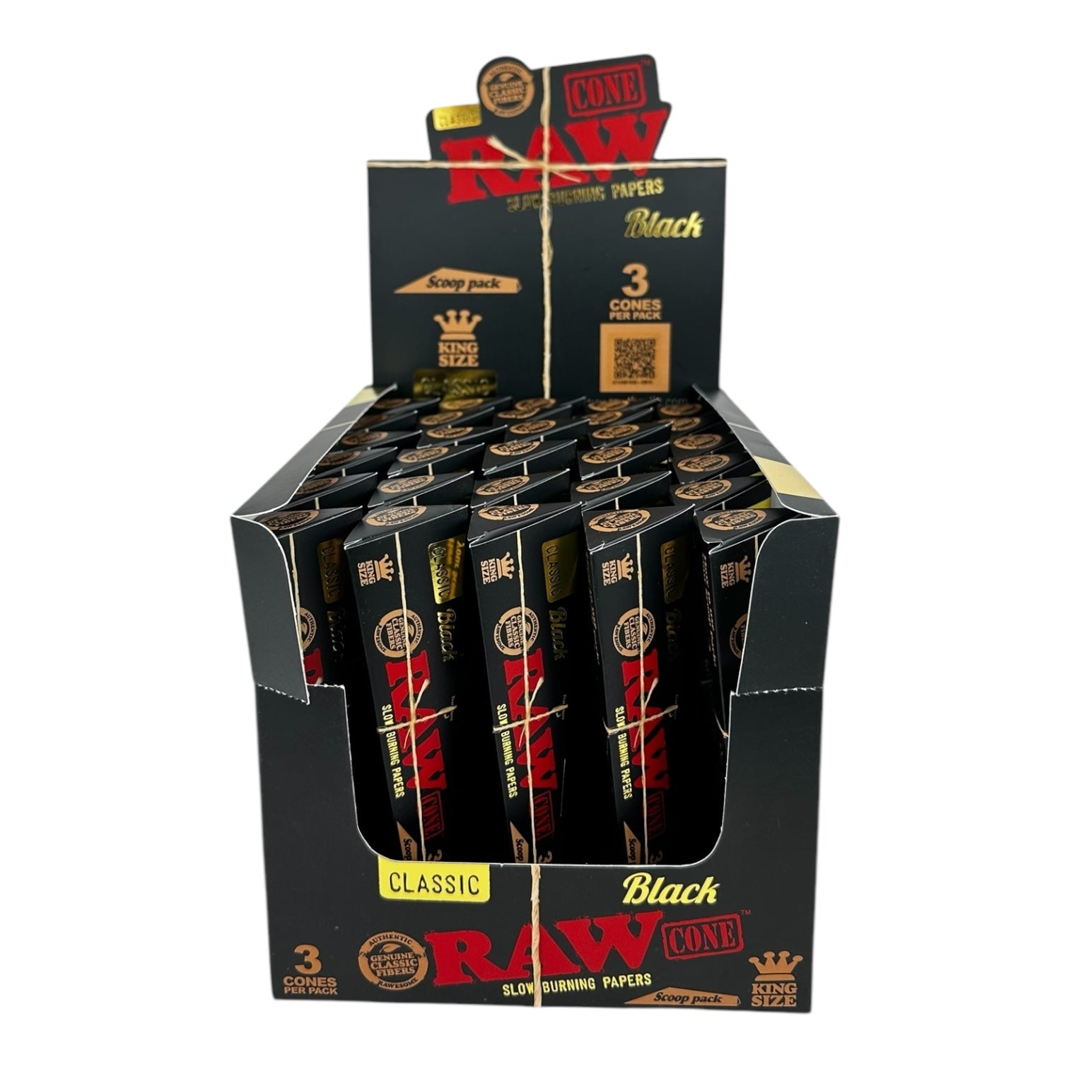 RAW Black Cones King Size