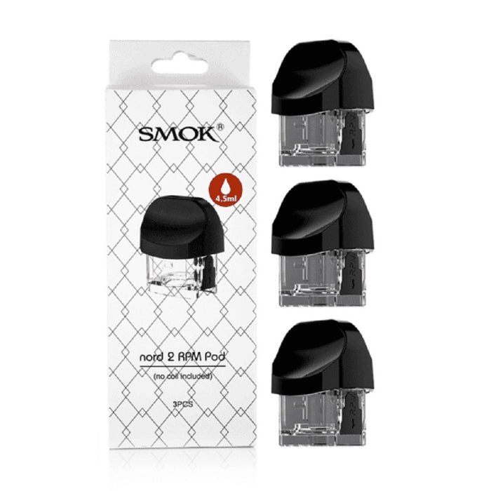 Smok Nord 2 RPM Pod No Coil Included 4.5ml (Pack of 3)