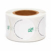 RX Label Green Round Small Stickers - 1000pcs/Roll - 2pk