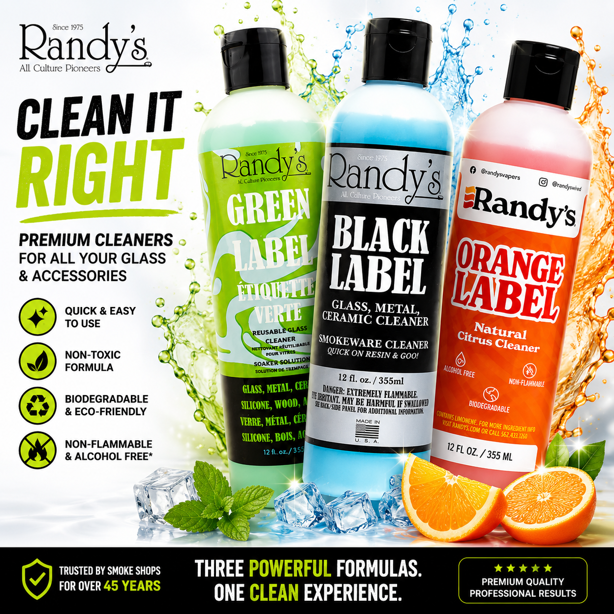 Randy's Orange Label 12oz Cleaner