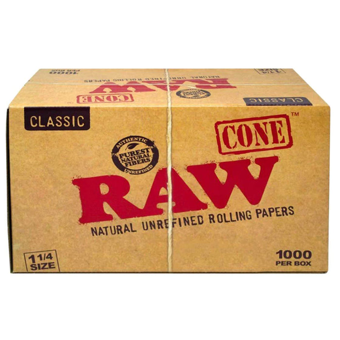 Raw Classic Bulk Backrolled 1 1/4 Cones - 1000ct