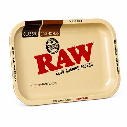 Raw Classic Organic Metal Rolling Tray