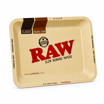 Raw Classic Organic Metal Rolling Tray
