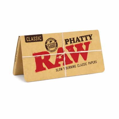 Raw Classic Phatty Paper 32 Leaves/ Pack | 24 Packs / Box
