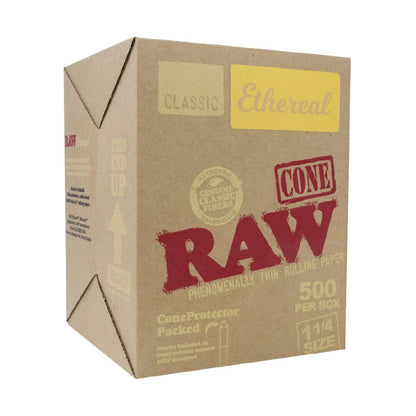 Raw Ethereal 1 1/4 Size Cones 500 per Box