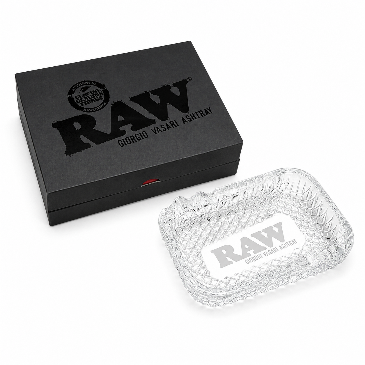 Raw Giorgio Vasari Glass Ashtray