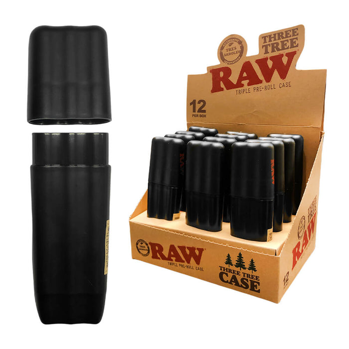 Raw Tree Triple Pre Roll Case (12 Per Box)
