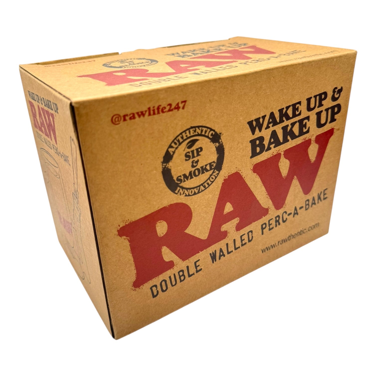 Raw Wake Up & Bake Up Glass Mug