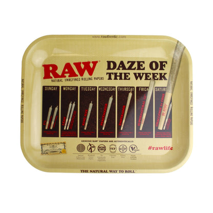 14″ x 11″ Raw Large Metal Rolling Tray