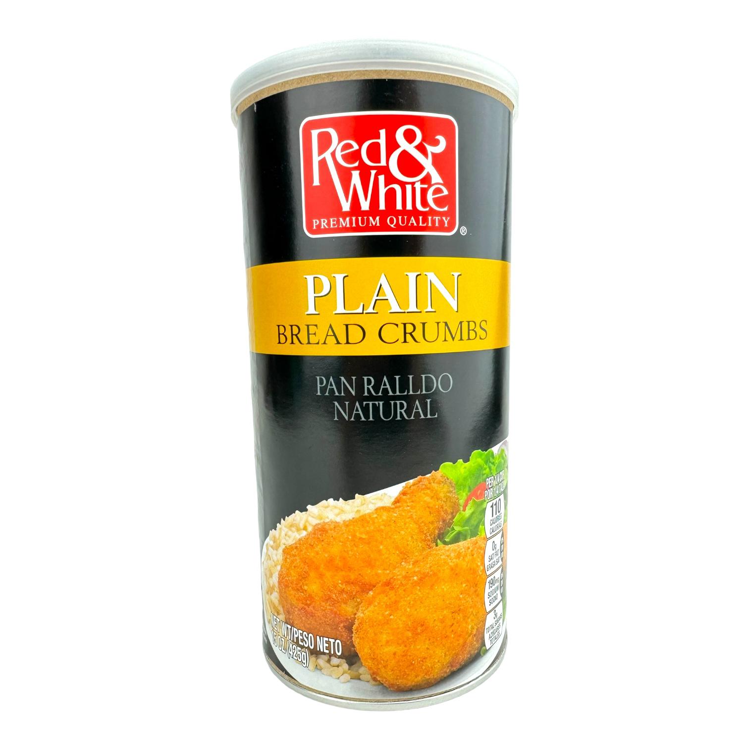 Red&White Plain Bread Crumbs Safe can 15oz