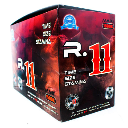 Rhino 11 - Maxi 1500k Male Sexual Enhancement Pill (24ct Display)