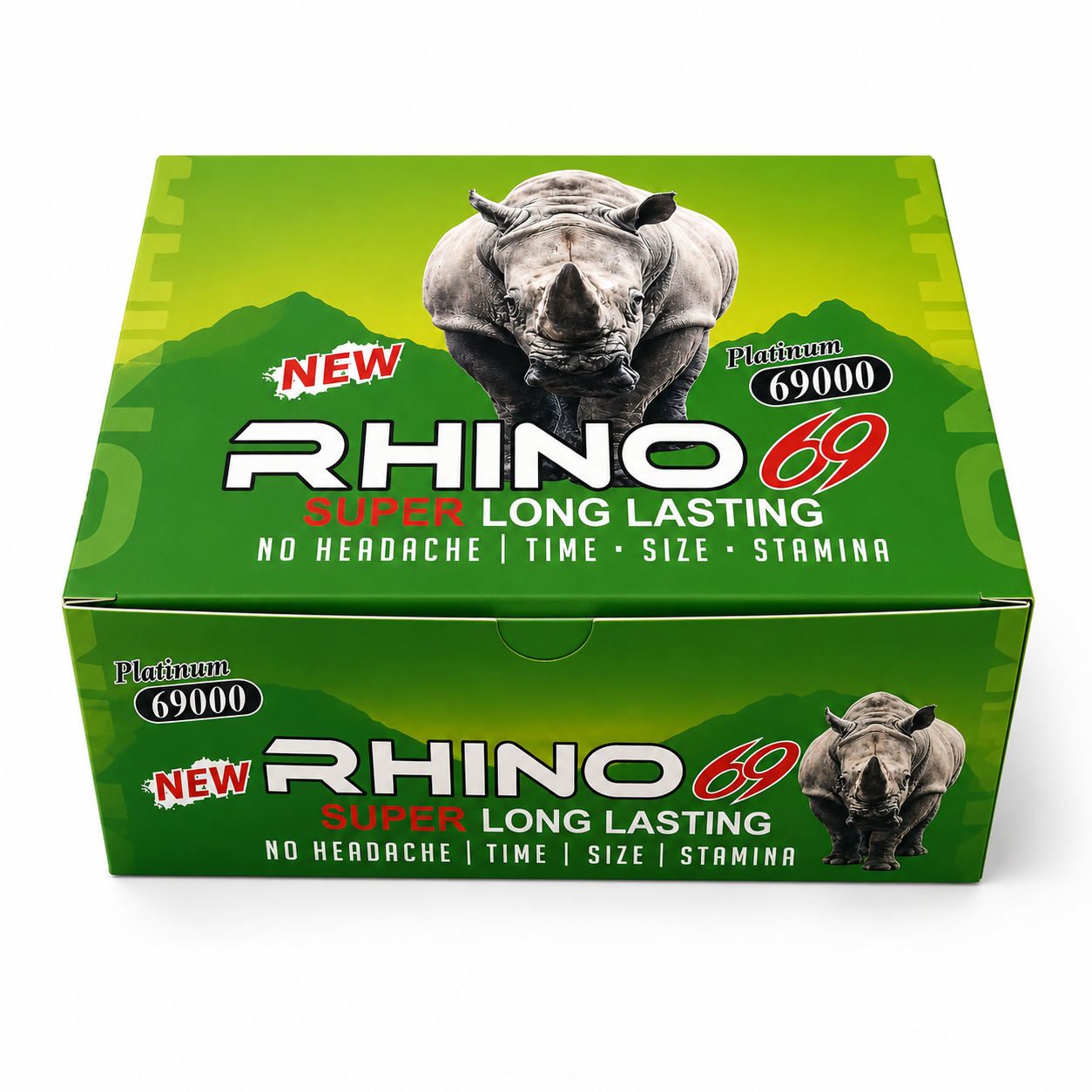 Rhino 69 Green 50ml shot I 12pcs/Dis I 6Dis/Cs I 24Dis/MC