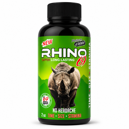 Rhino 69 Green 50ml shot I 12pcs/Dis I 6Dis/Cs I 24Dis/MC