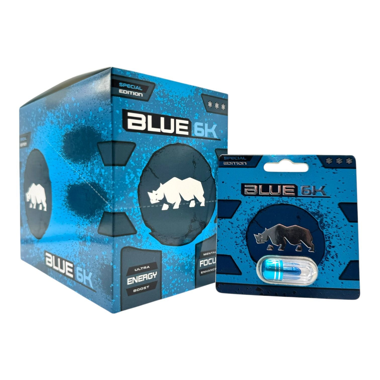 Rhino Blue 6K Special Edition Single Ct I 30Pks/Dis I 50Dis/Cs