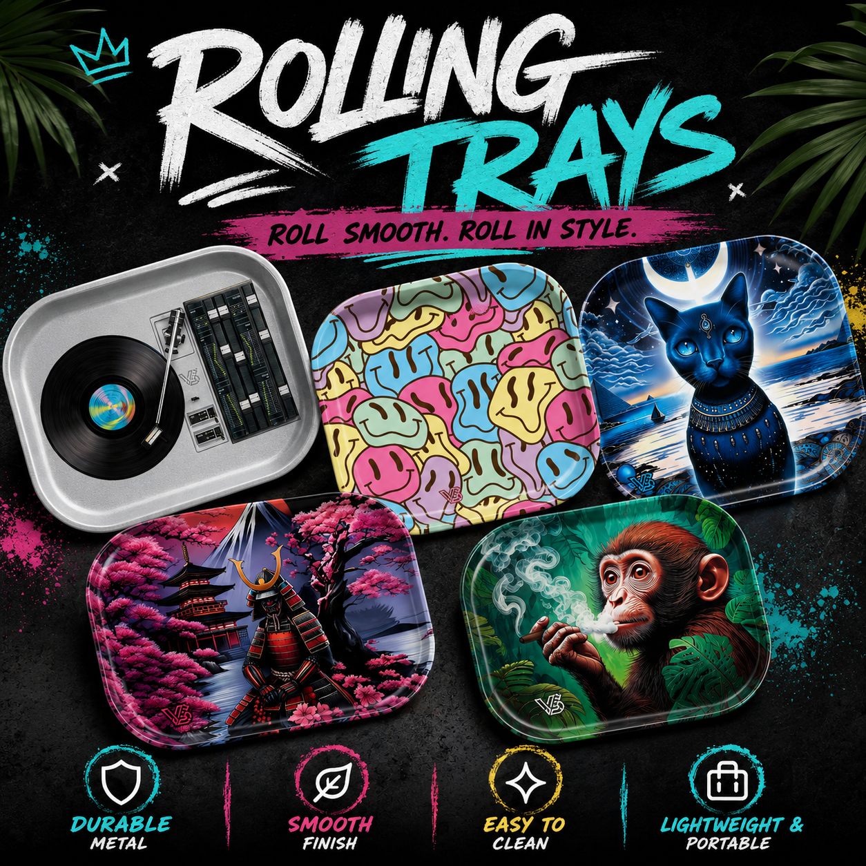 Rolling Trays