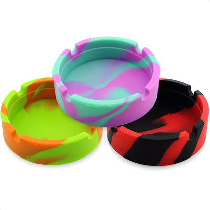 Round Silicone Ashtray