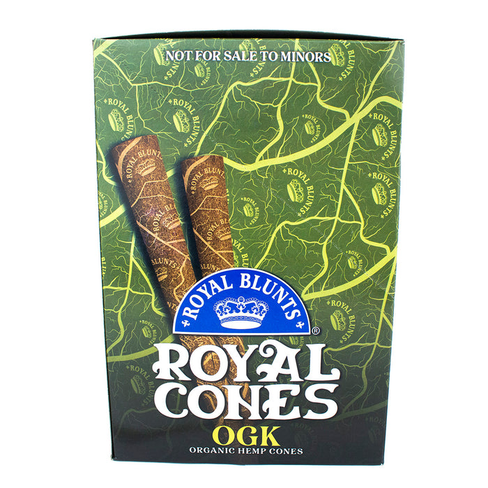 Royal Blunts Organic Hemp Cones (2 Cones per Pack) (10 Packs/Display)