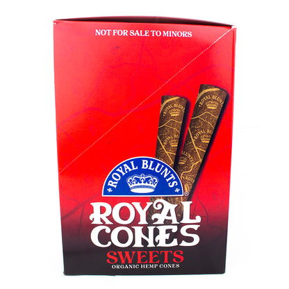 Royal Blunts Organic Hemp Cones (2 Cones per Pack) (10 Packs/Display)