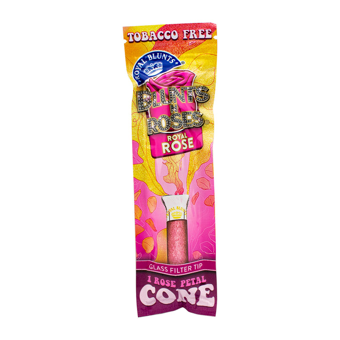 Royal Blunts | Blunts & Roses 1 Rose Petal Cone (1 per pack / 10 per display)