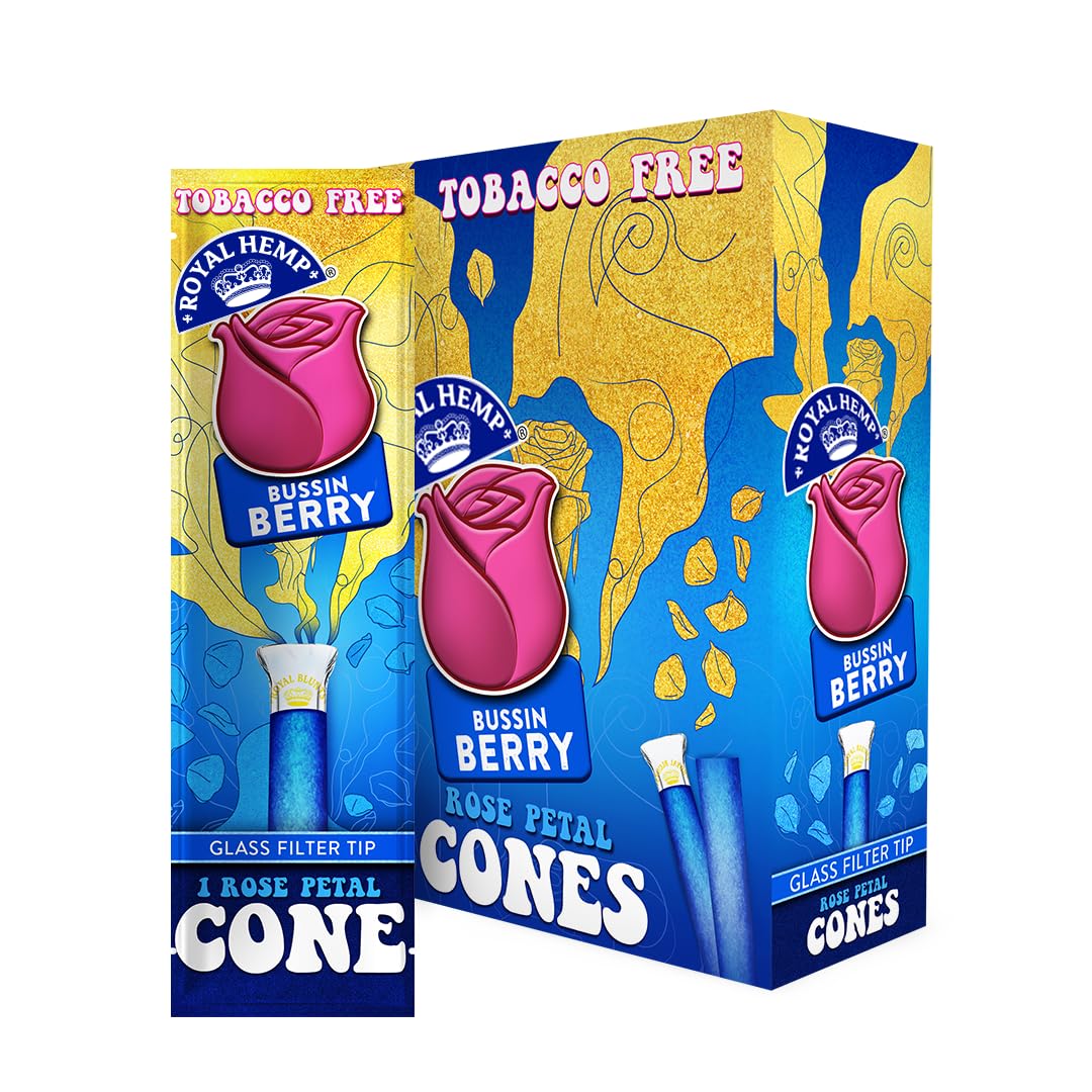 Royal Blunts | Blunts & Roses 1 Rose Petal Cone (1 per pack / 10 per display) 24/cs