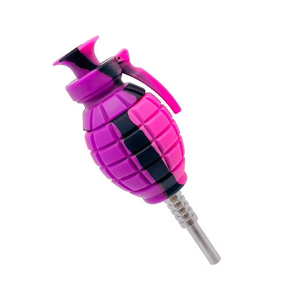 Silcone Nectar Collector Grenade Shape