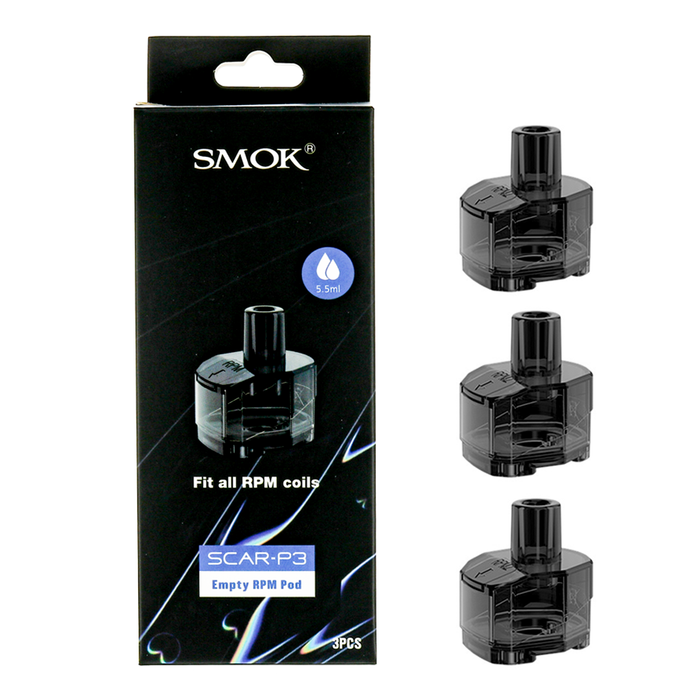 SMOK Fit All RPM Coils SCAR-P3 Empty RPM Pod 5.5ml (Pack of 3)