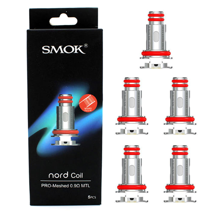 SMOK NORD Coil Pro-Meshed 0.9ohm MTL (Pack of 5)