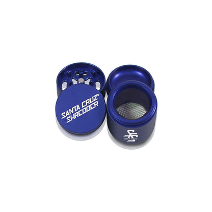 Santa Cruz Shredder Aluminum 4 Piece Small Herb Grinders (TRAVELER)