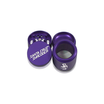 Santa Cruz Shredder Aluminum 4 Piece Small Herb Grinders (TRAVELER)