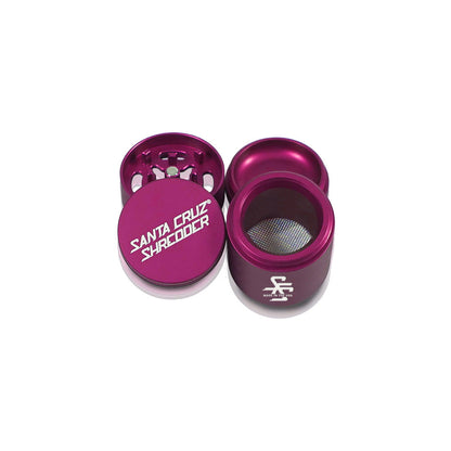 Santa Cruz Shredder Aluminum 4 Piece Small Herb Grinders (TRAVELER)