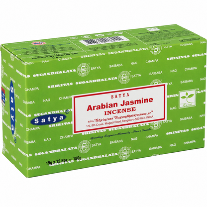 Satya15g Incense (12 Packs per Display) Arabian Jasmine