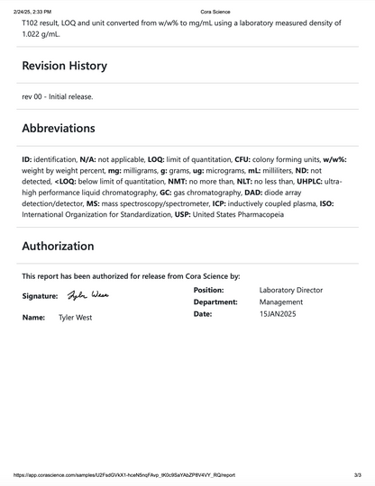 K Shot Focus 60ml Kratom + Lion's Mane Liquid Shot - 12pc Display