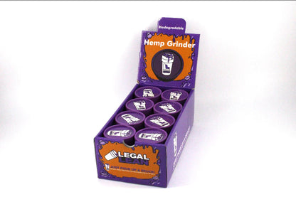 Legal Lean Hemp Grinder - 24ct Display