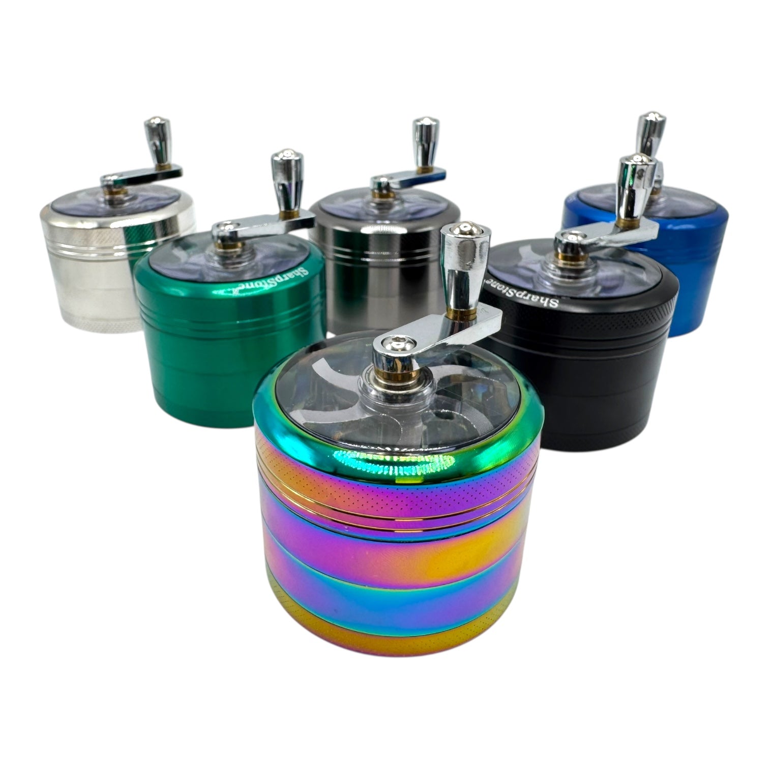 63mm SharpStone Hand Crank Grinder "GD-30" (Assorted Colors)