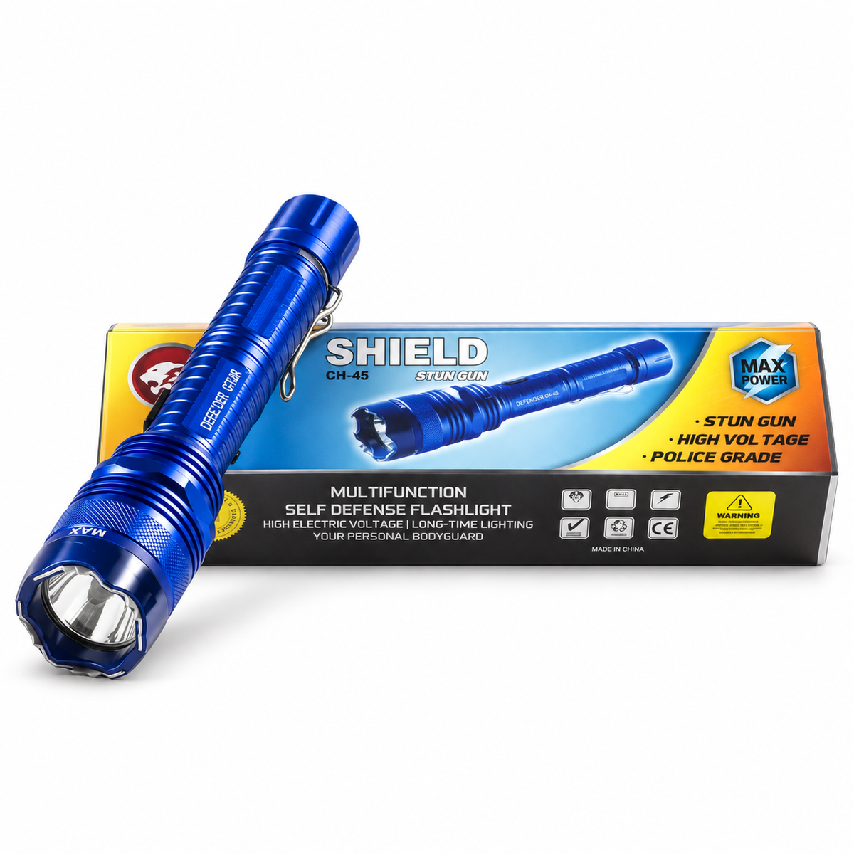 Shield Stun Gun W/ Flash Light CH-45