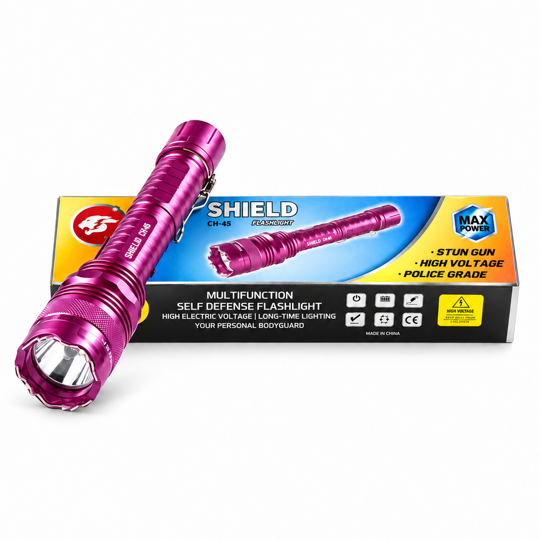 Shield Stun Gun W/ Flash Light CH-45
