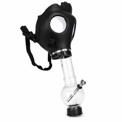 Silicone Gas Mask with Acrylic Water Pipe in Box