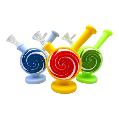 Silicone Lollipop Water Pipe (Assorted Colors)