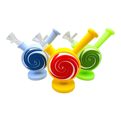 Silicone Lollipop Water Pipe (Assorted Colors)