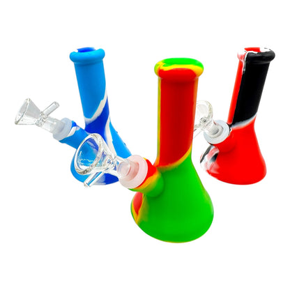 5" Silicone Mini Beaker Water Pipe "SWP - 83"