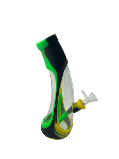 Silicone and Glass Water Pipe 