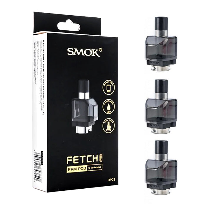 Smok Fetch Pro RPM Pod No Coil Included 4.3ml (Pack of 3)