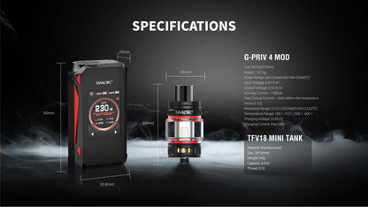 Smok G-PRIV 4 230W Starter Kit