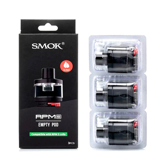 Smok RPM 5 Replacement Empty Pod (Pack of 3)